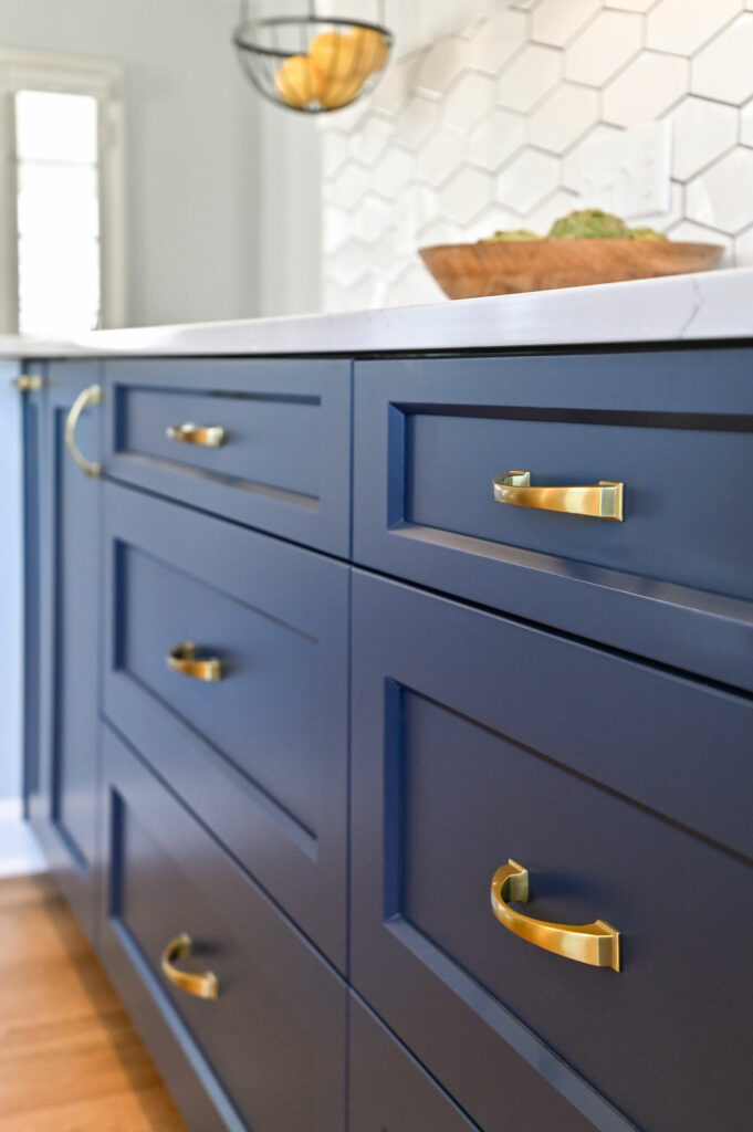 painted wooden cabinets